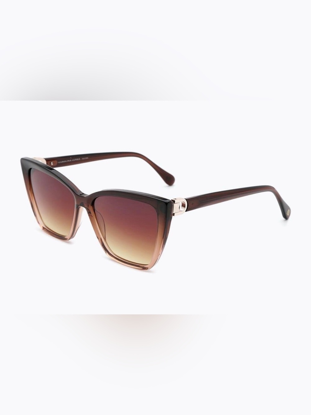 $350 retail Carolina Lemke classic brown sunglasses